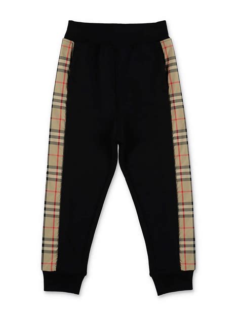 pantaloni burberry tuta|BURBERRY Pantalone Tuta Tartan .